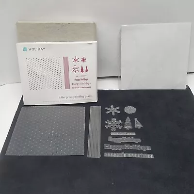 Lifestyle Crafts QuicKutz Holiday Letterpress Printing Plates - Pre-owned • $13.99