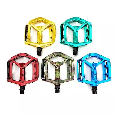 WELLGO MG-3 Fixed Pin Glossy Bike Pedals For MTB BMX DH Platform 9/16  5 Colors • $24.90