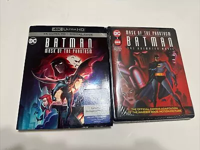NEW Batman Mask Of The Phantasm With Comic 4K Ultra HD Blu Ray & Digital Code-1 • $21.25
