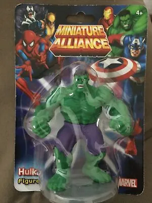 2013 Marvel Miniature Alliance Hulk Green Action Figure 3  New And Sealed • $11.95