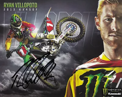 *ryan Villopoto*signed*autographed*photo Card*monster*energy*kawasaki*champion* • $49