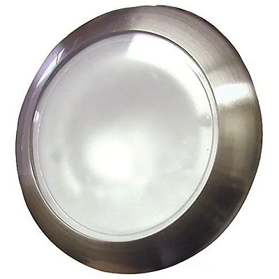 RV Trailer Motorhome Sapphire Nickel Overhead Radiance Light Flush Mount  • $10.99