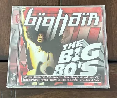  Big Hair: VH1's The Big 80's  - Rhino Records CD Hard Rock Compilation 1999 • $6.98