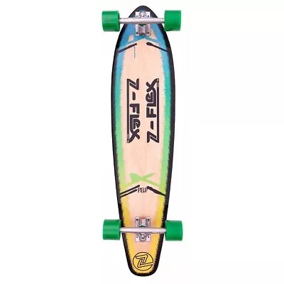 Z-Flex Roundtail Pop Blue Fade 39.5 Longboard Skateboard • $149.35