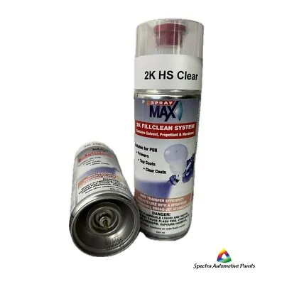 Spray Max Gloss HS Clear 2K Touch Up Top Coat Automotive • $45.85