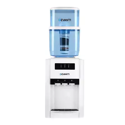 Devanti 22L Bench Top Water Cooler Dispenser Filter Purifier Hot Cold Room Tempe • $122.95