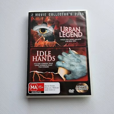 Urban Legend + Idle Hands Horror DVD Region 4 PAL Free Postage • £11.15