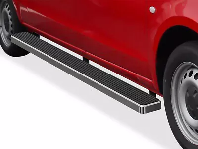 IBoard Running Boards 5 Inches Silver Fit 16-23 Mercedes-Benz Metris Cargo Van • $179