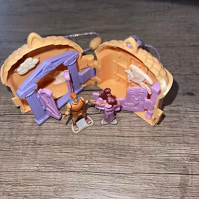 VTG Disney Hercules Megara Once Upon A Time Necklace Locket Playset W Figures! • $24.99