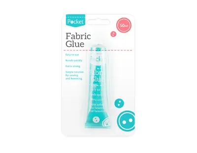 Fabric Glue Washable Adhesive Repair Hemming Sewing Textile Extra Strong 50ml • £2.85