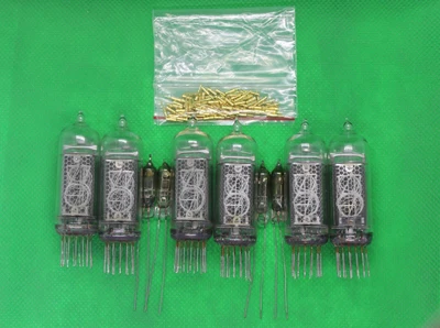 £57.29 • Buy 6x IN-14 Nixie Tubes For Clock TESTED Vintage Bulb In14 USSR Soviet + Gift