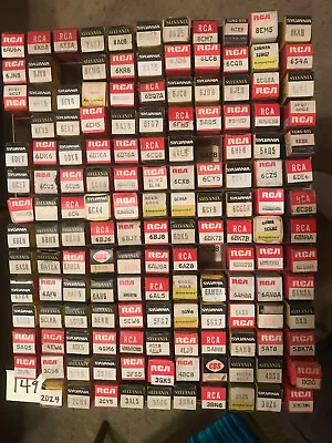 $1800 • Buy HUGE VACUUM TUBE Lot 1020+ CASE GE SYLVANIA RCA CBS AMPEREX TUNG-SOL HOFFMAN 
