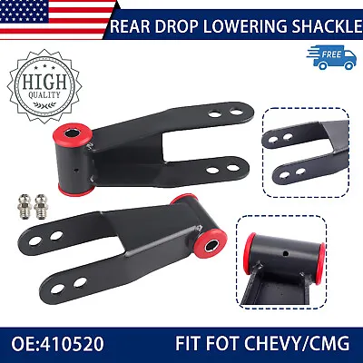 2  Rear Drop Lowering Shackle Suspension Kit For Ford F-150 1997-2003 410520 • $32.99