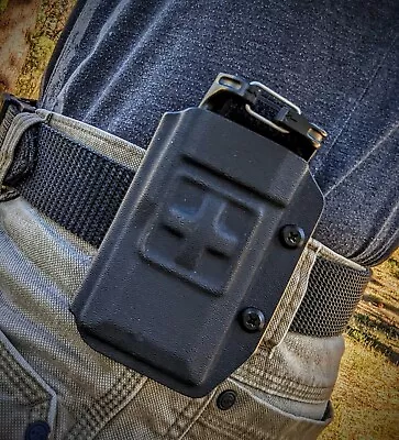 Kydex Carrier For Snakestaff Systems ETQ Wide - BLACK - Veteran Made In Colorado • $34.99