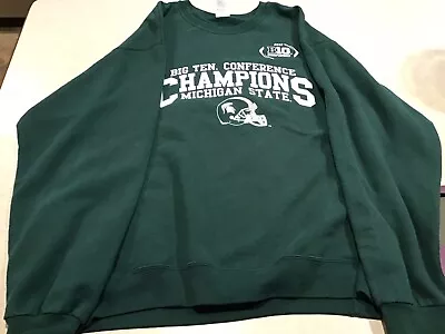 Big Ten Conference Champions 2015 Michigan State Sweatshirt L • $26