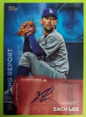 2016 Topps Baseball Zach Lee Auto #bra-zl Dodgers • $3.99