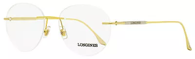 Longines Rimless Eyeglasses LG5002H 030 Palladium 53mm 5002 • $99