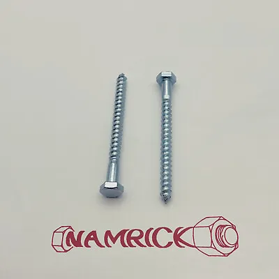 Metric Coach Screws BZP M6 M8 M10 M12 • £2.98