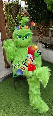 Hire Grinch Elf Lookalike Costume Mascot Fancy Dress Hire Delivery Within UK JKW • £50