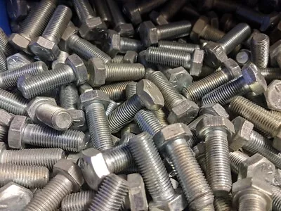 3/8-24 X 1  Hex Cap Screw Grade 5 Zinc  10 Pcs. • $9.50