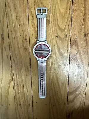 VTG 1995 Talking MMPR Power Rangers Red Lenticular Watch Zordon Cosplay WORKS • $21.95