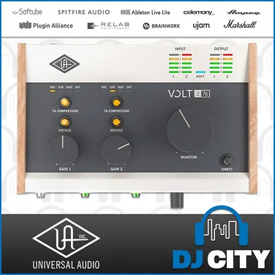 Universal Audio Volt 276 (2 In/ 2 Out) USB 2 Audio Interface • $479