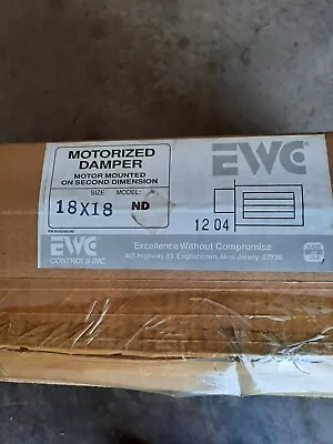Ewc Nd-18x18 Motorized Damper - New In Box • $175