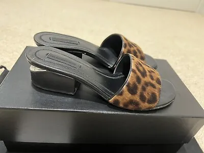 $280 • Buy Alexander Wang Lou Sandals With Cut Out Heel Size Eu36