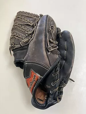 Vtg 1970s Hank Aaron MacGregor Model M11BK Baseball Glove Black Mitt Braves HOF • $21