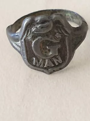 Vintage G Man Ring Childs Toy Prize • $5