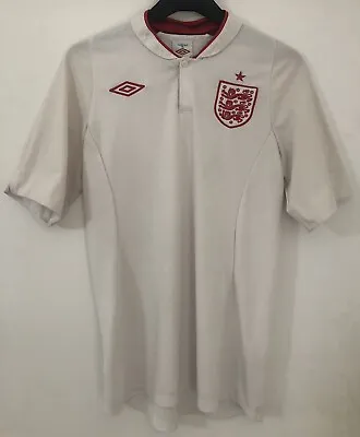 ENGLAND International Football Shirt Umbro Men’s Medium (size 38) Home Euro 2012 • £23
