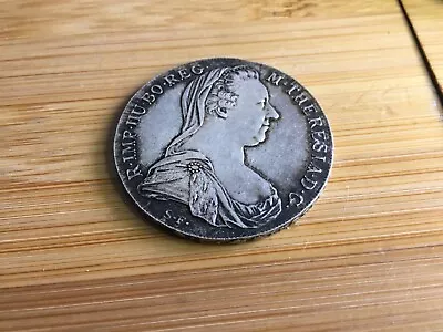 1780 Maria Theresa Silver “1780” Restrike Thaler   TONED # 1051E • $59.99