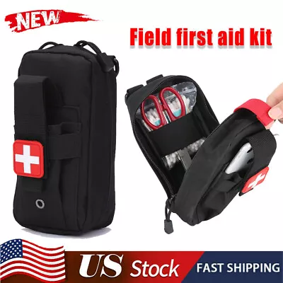 First Aid Medical IFAK Small Pouch Tactical Molle Emergency EMT Med Kits Outdoor • $11.89