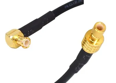 MCX Male R/A To SMB Male 50cm DAB Antenna RG174 Cable • £7.25