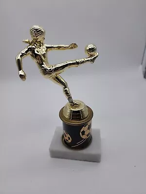 Vintage SOCCER Trophy Marble Base • $9.99