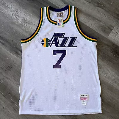 Authentic Pete Maravich New Orleans Jazz Jersey 46 Vintage Mitchell & Ness Utah • $467.50