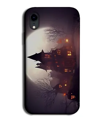 Halloween Haunted Mansion Phone Case Cover House Picture Misty Full Moon BL20 • £14.95
