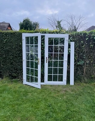 £200 • Buy UPVC PVC French Patio Double Glazed Double Doors *Excellent Condition*