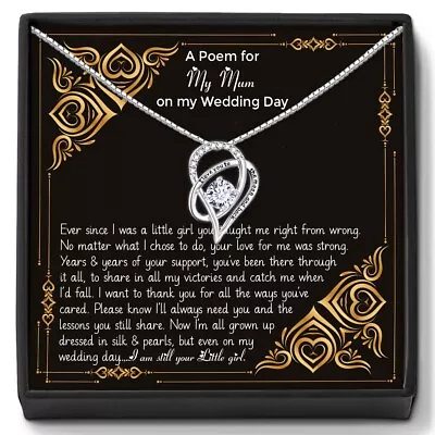 Mum Wedding Day Gifts From Daughter Mother Of Bride Wedding Gifts For Mum Mom • £19.95