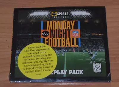 ABC Sports Presents MONDAY NIGHT FOOTBALL PC CD-ROM Windows 95 Rare NEW SEALED • $12