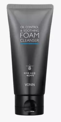 Vonin Oil Control & Soothing Foam Cleanser 100ml For Men K-Beauty • $24.99