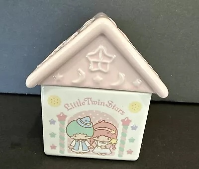 Vintage Sanrio Little Twin Stars Ceramic House Trinket Box  • $65.95