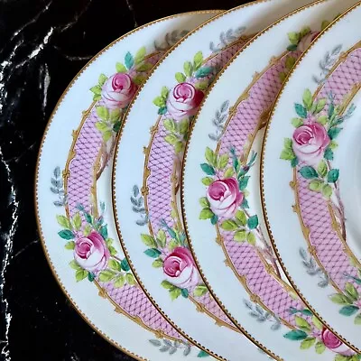 Minton Roses 9” Plates – Set Of 4 • $19.99