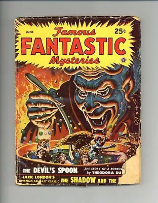 Famous Fantastic Mysteries Pulp Jun 1948 Vol. 9 #5 GD • $16