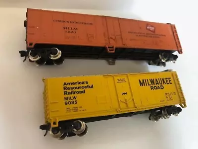 N Scale Bachmann Milwaukee Road Reefer And Box Cars • $6