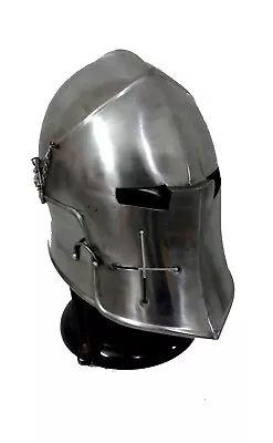 Armor MEDIEVAL Barbuta Helmet Knights Templar Crusader Armour Helmet SCA GIFT • $104.49