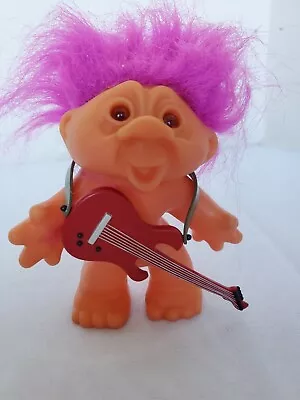 Vintage Russ 2001 TT Russ 5” Troll Doll Hippie/Guitar • $18.97