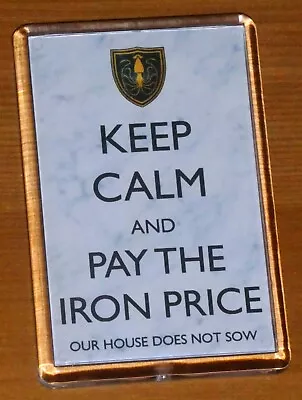 Game Of Thrones Greyjoy Sigil Keep Calm Fridge Magnet • £2.30