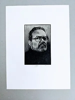 MAURICE SENDAK - A PORTRAIT By BARRY MOSER - SIGNED LIMITED EDITION #4 Of 15 • $250