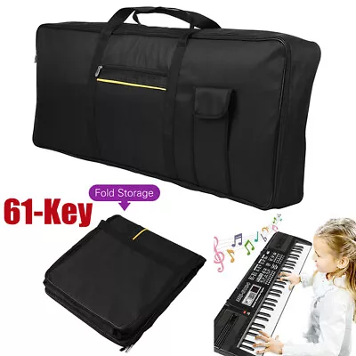 61 Key Keyboard Bag Electric Piano Padded Cover Carry Case For Yamaha Korg Casio • $27.99